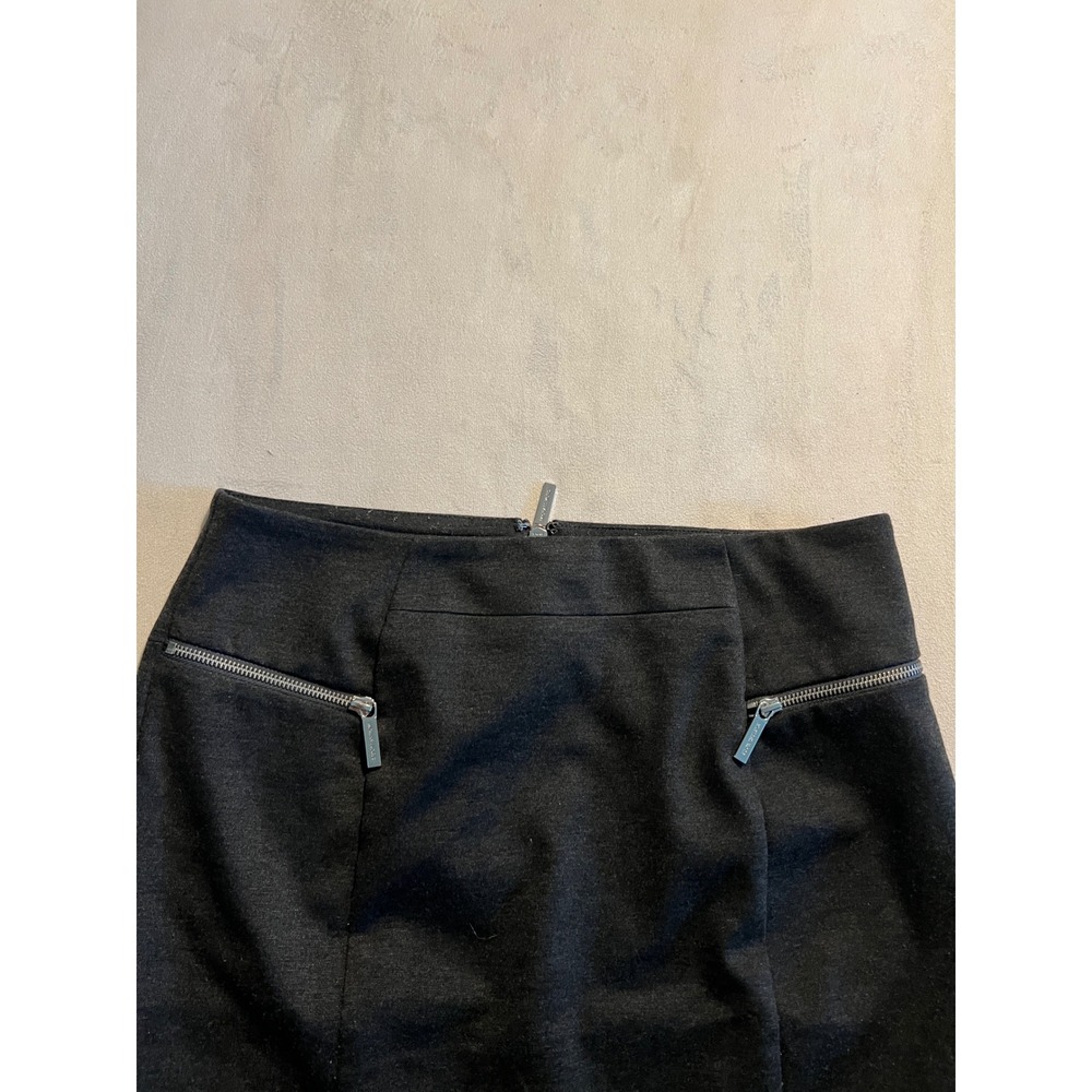 Michael Michael Kors Womens Gray Zipper Detail Pencil Skirt Size 12 Charcoal - Picture 9 of 15